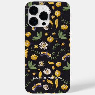Funda Para iPhone 14 Pro Max De Case-Mate Snake y botánica púrpura caprichosa - Personalizad