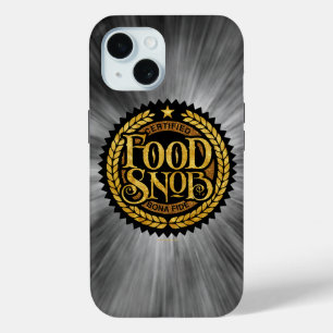 Funda Para iPhone 15 Snob de comida - amante de la comida divertida