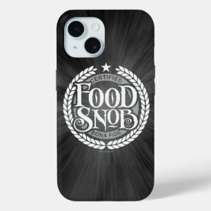 Funda Para iPhone 15 Snob de comida - amante de la comida divertida