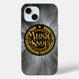 Funda Para iPhone 15 Snob de música - amante de la música divertida