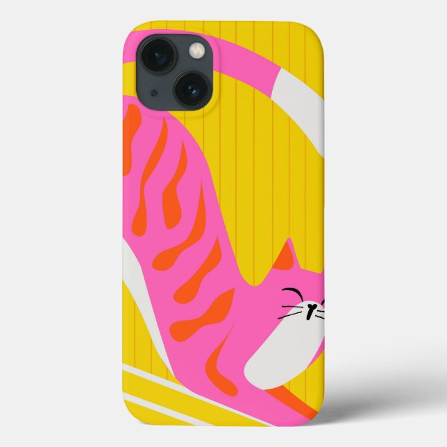 Funda De Case-Mate Para iPhone Snoozing Whiskers (Reverso)