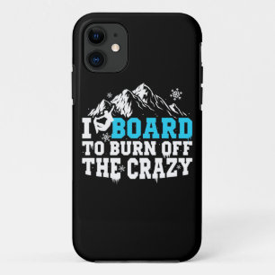 Funda Para iPhone 11 Snowboarder Board Para Quemar El Loco