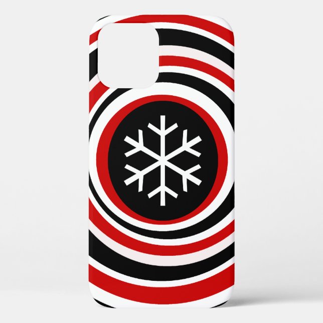 Funda De Case-Mate Para iPhone Snowflake (Reverso )