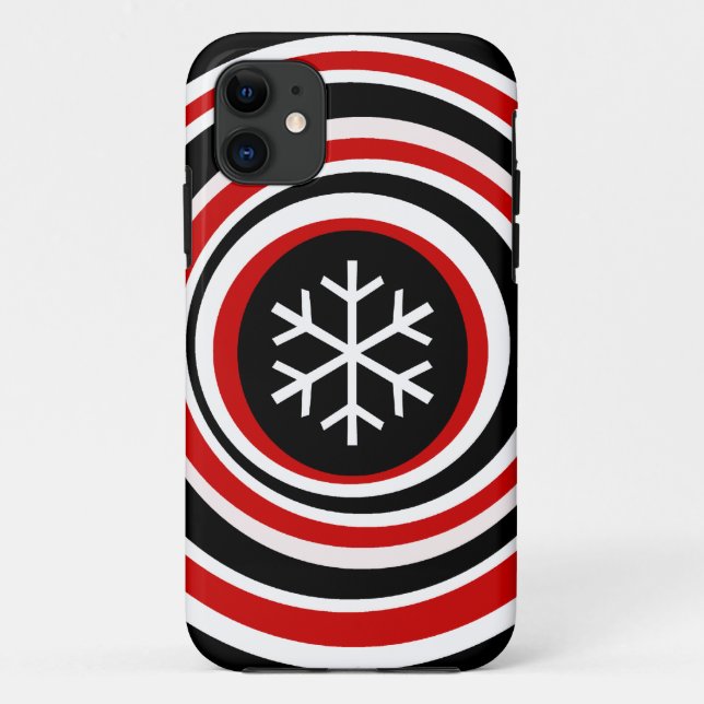 Funda De Case-Mate Para iPhone Snowflake (Reverso)