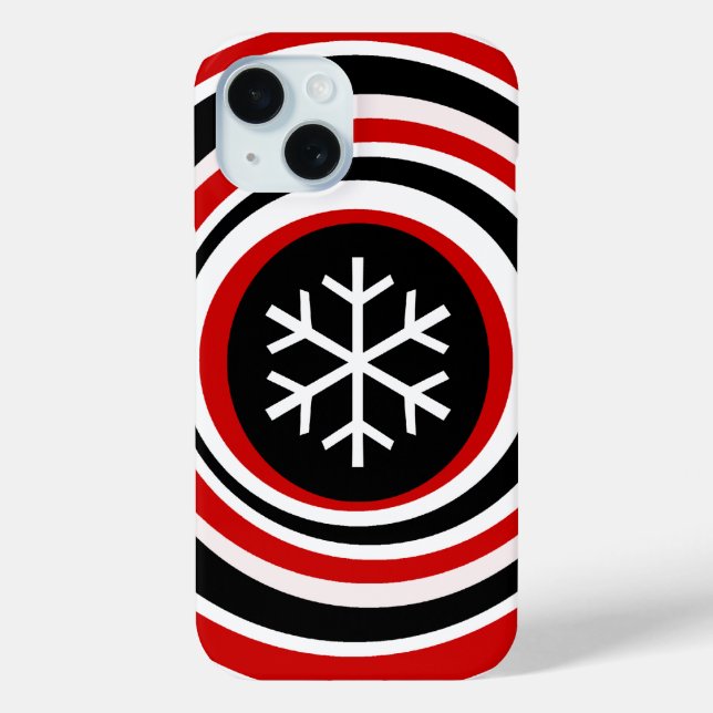 Funda De Case-Mate Para iPhone Snowflake (Reverso )
