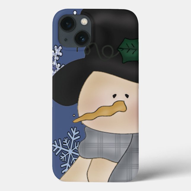 Funda De Case-Mate Para iPhone Snowman (Reverso)
