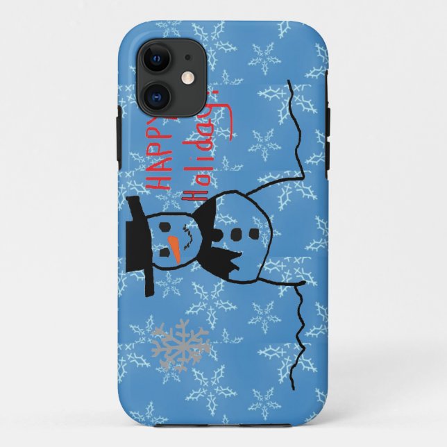 Funda De Case-Mate Para iPhone Snowman (Reverso)