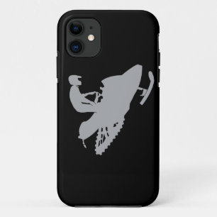 Funda Para iPhone 11 Snowmobiler gris plateado