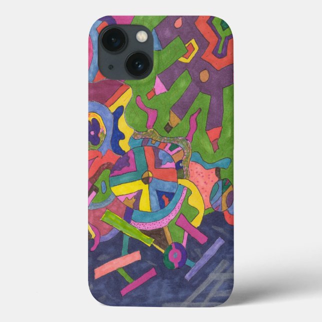 Funda De Case-Mate Para iPhone "Sobre la tormenta" Resumen arte (Reverso)