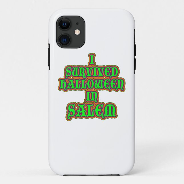 Funda De Case-Mate Para iPhone Sobreviví a Halloween en Salem (Reverso)