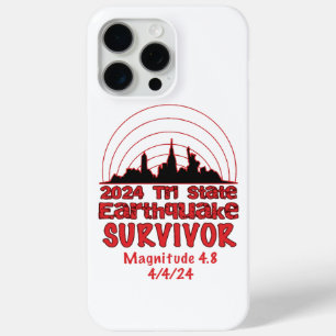 Funda Para iPhone 15 Pro Max Sobreviví el terremoto de NYC Tri State 2024
