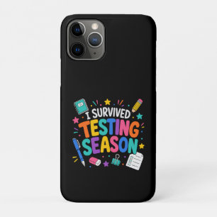 Funda Para iPhone 11 Pro Sobreviví la Temporada de Exámenes Humor Escolar