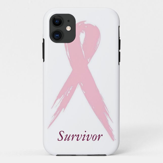 Funda De Case-Mate Para iPhone Sobreviviente del cáncer de mama (Reverso)