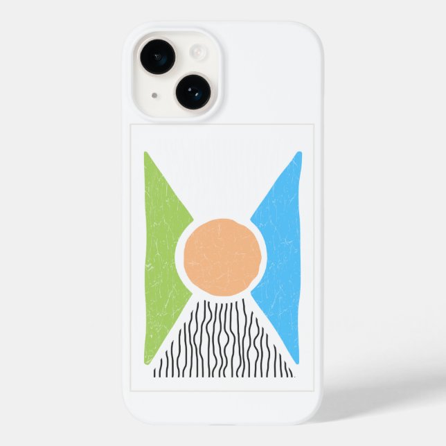 Funda De Case-Mate Para iPhone Sociedad6 Ideas de arte mural moderno (Reverso )