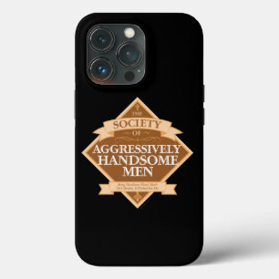 Funda Para iPhone 13 Pro Sociedad de Hombres agresivamente guapos Funda-Mat