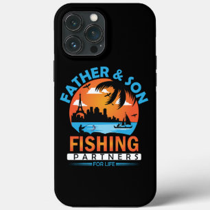 Funda Para iPhone 13 Pro Max Socios de pesca de padre e hijo para la vida