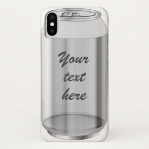 Funda Para iPhone X Soda pop aluminio lata
