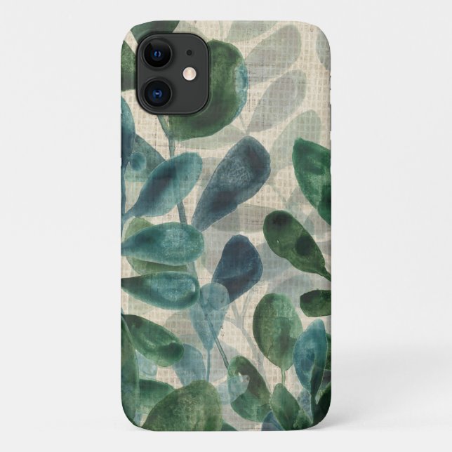 Funda De Case-Mate Para iPhone Sofisticación Verdant - Hojas Tropicales (Reverso)