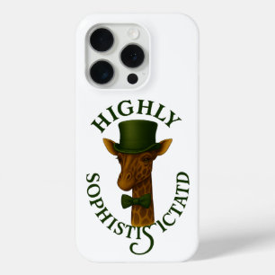 Funda Para iPhone 15 Pro Sofisticada jirafa