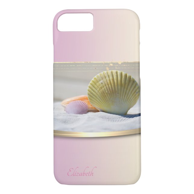 Funda De Case-Mate Para iPhone Sofisticadas, Ombre, Casas de Marea - Personalizad (Reverso)