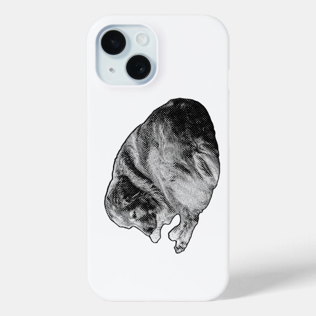 Funda De Case-Mate Para iPhone Soft Manga Dot Dog Ofrece Defensa Navideña Tranqui (Reverso )