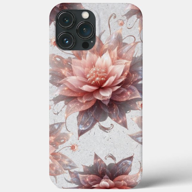 Funda De Case-Mate Para iPhone Soft Pastel Floral Phone Case –Lightweight Elegant (Reverso )