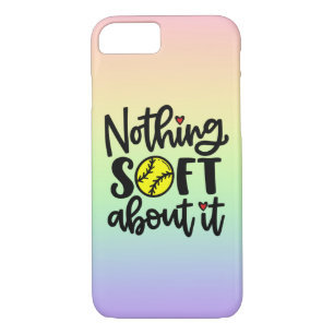 Funda Para iPhone 8/7 Softball - No hay nada suave en su estuche para iP