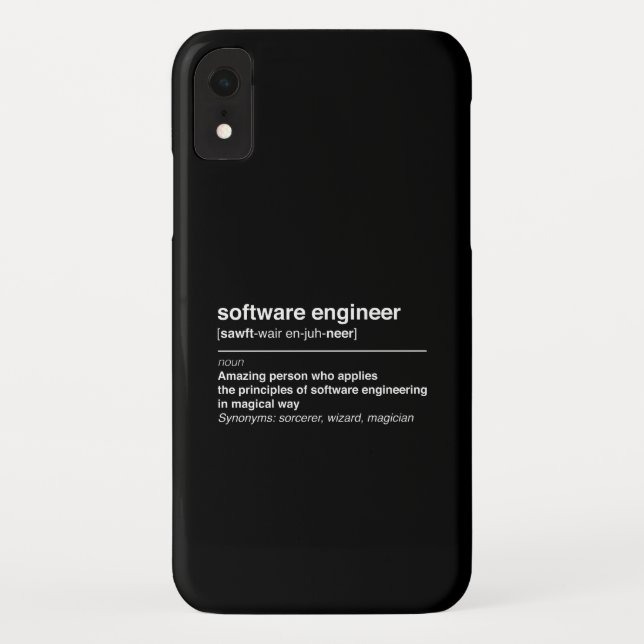 Funda De Case-Mate Para iPhone Software Engineer (Reverso)