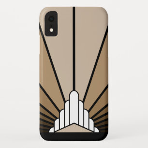 Funda Para iPhone XR Sol Art deco en estuche para iPhone o iPad de tan