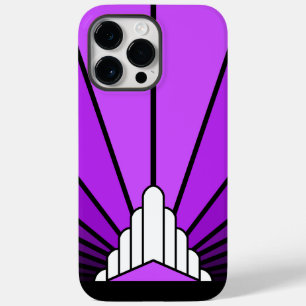 Funda Para iPhone 14 Pro Max De Case-Mate Sol Art Decó en violeta