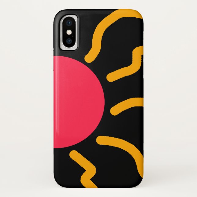 Funda De Case-Mate Para iPhone Sol corto (Reverso)