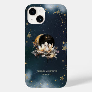 Funda Para iPhone 14 De Case-Mate Sol de oro celeste, luna, cielo nocturno de Lotus
