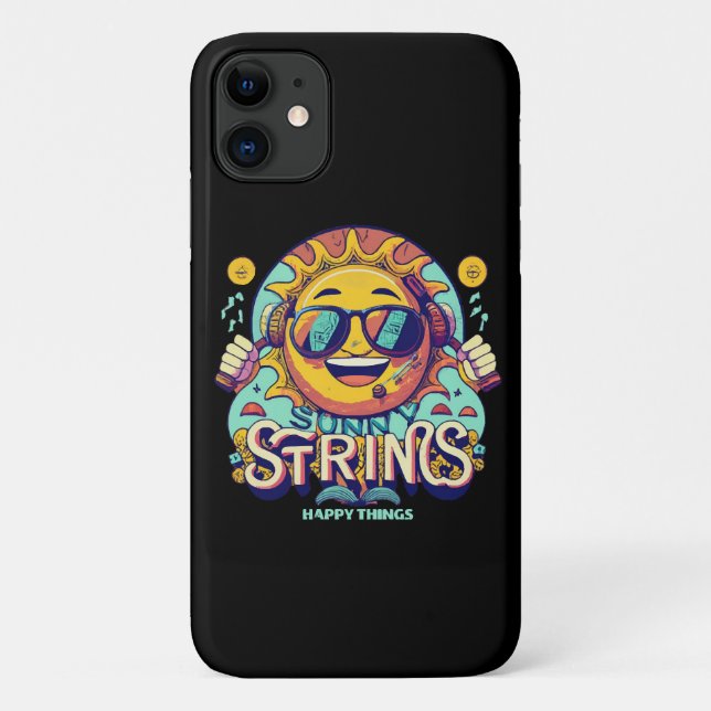 Funda De Case-Mate Para iPhone sol hip hop (Reverso)