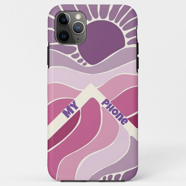 Funda De Case-Mate Para iPhone sol ondulado (Reverso)