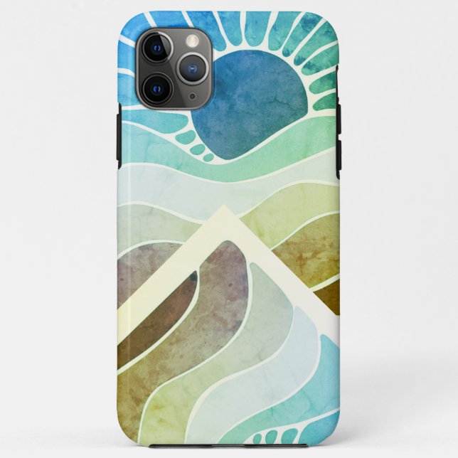 Funda De Case-Mate Para iPhone sol ondulado (Reverso)