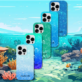 Funda Para iPhone 14 Pro De Case-Mate Sol tropical y agua cristalina clara