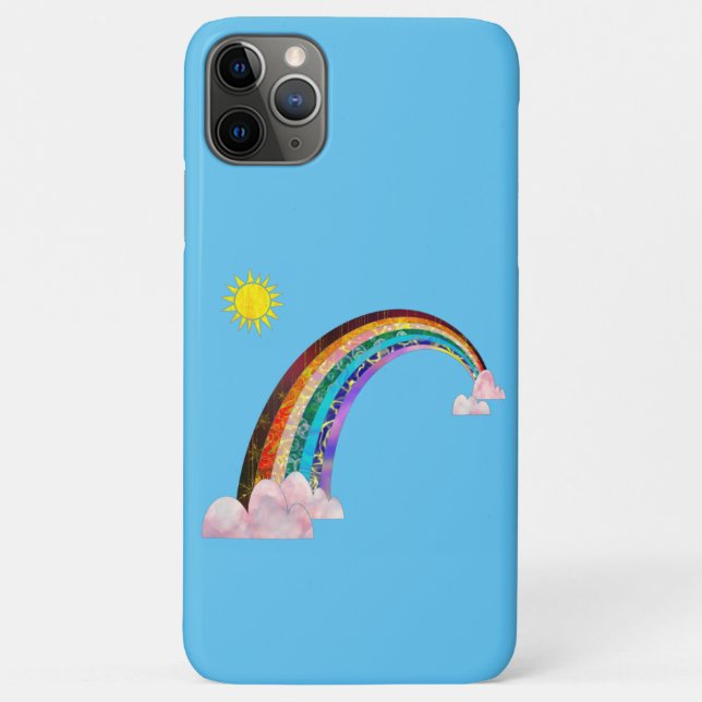 Funda De Case-Mate Para iPhone Sol y arco iris 2 (Reverso)