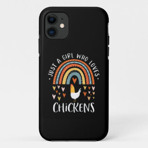 Funda Para iPhone 11 Solamente un Chica que ama los regalos de crujido 