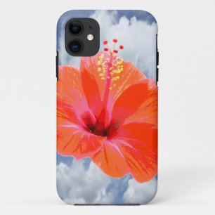 Funda Para iPhone 11 Solamente un flor del hibisco + su texto y ideas