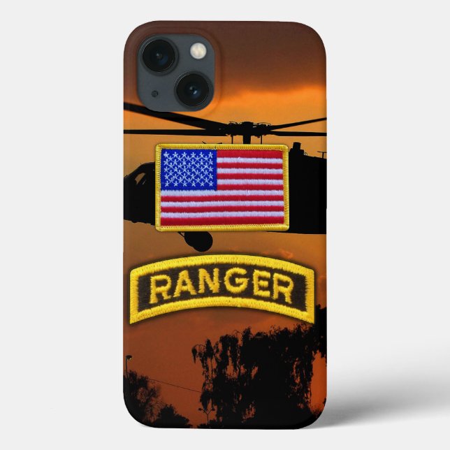 Funda De Case-Mate Para iPhone Solapa de veteranos veteranos de los guardabosques (Reverso)