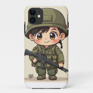 Funda Para iPhone 11 soldado El soldado fue expresado con cordura.