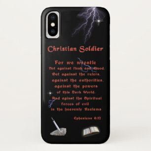 Funda Para iPhone X Soldados cristianos