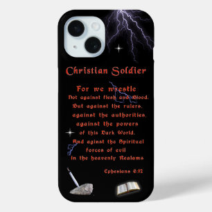 Funda Para iPhone 15 Soldados cristianos