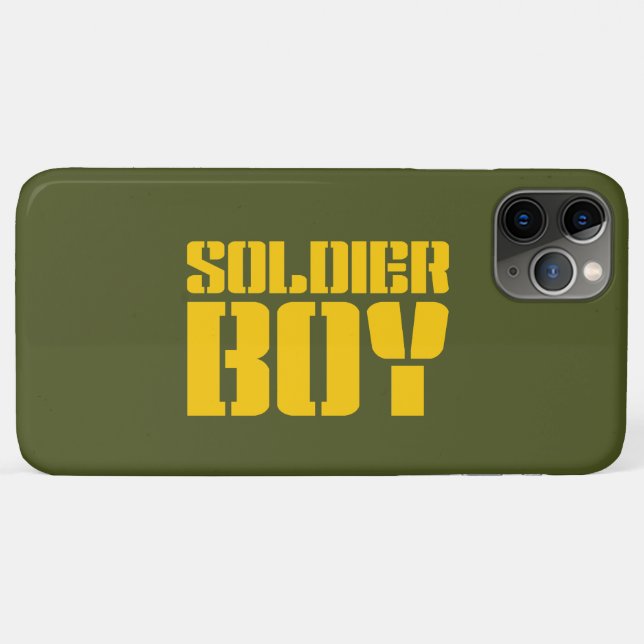 FUNDA DE Case-Mate PARA iPhone SOLDIER BOY (Reverso (horizontal))