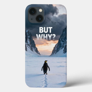 Funda Para iPhone 13 Soledad Antártica: Arte de la búsqueda del pingüin
