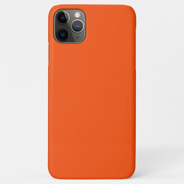 Funda De Case-Mate Para iPhone Solid neon orange (Reverso)