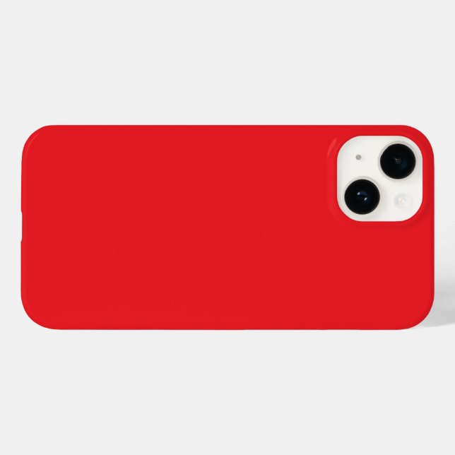 Funda De Case-Mate Para iPhone Solid Red Background  (Reverso  (Horizontal))