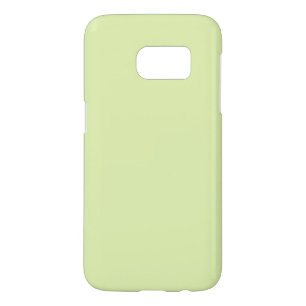 Funda Para Samsung Galaxy S7 Sólida crema pastel verde por colecciones premium