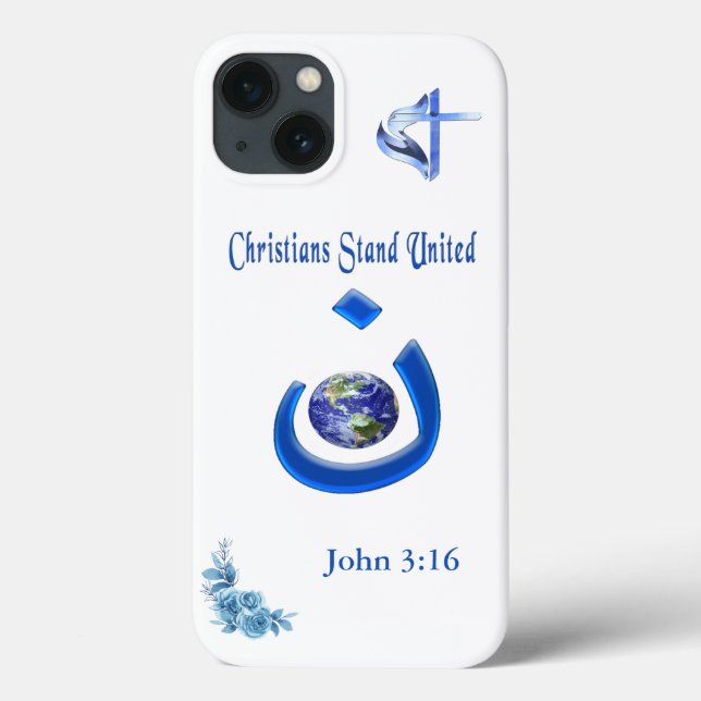 Funda De Case-Mate Para iPhone Solidaridad cristiana (Reverso)