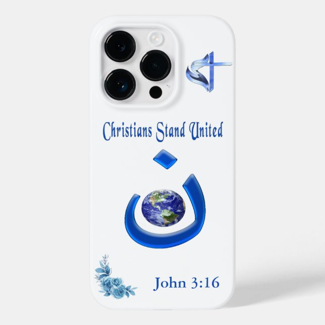 Funda De Case-Mate Para iPhone Solidaridad cristiana (Reverso )